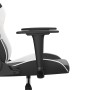 Silla gaming cuero sintético negro y blanco