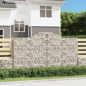 Gabion baskets 17 pcs arch shape iron 300x50x160/180 cm by vidaXL, Pots and planters - Ref: Foro24-3146768, Price: 3,00 €, Di...