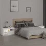 Nachttische mit LED-Leuchten 2 Stück weiß 70x36,5x40cm von vidaXL, Nachttische - Ref: Foro24-3152770, Preis: 130,63 €, Rabatt: %