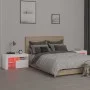 Nachttische mit LED-Leuchten 2 Stück weiß 70x36,5x40cm von vidaXL, Nachttische - Ref: Foro24-3152770, Preis: 130,63 €, Rabatt: %