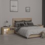 Bedside tables with LED lights 2 pcs Sonoma oak 70x36.5x40cm by vidaXL, Nightstands - Ref: Foro24-3152772, Price: 116,23 €, D...