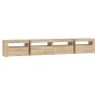 TV-Schrank mit LED-Leuchten Sonoma-Eiche 240x35x40 cm von vidaXL, TV-Möbel - Ref: Foro24-3152764, Preis: 157,66 €, Rabatt: %