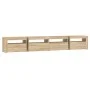 TV-Schrank mit LED-Leuchten Sonoma-Eiche 240x35x40 cm von vidaXL, TV-Möbel - Ref: Foro24-3152764, Preis: 153,45 €, Rabatt: %