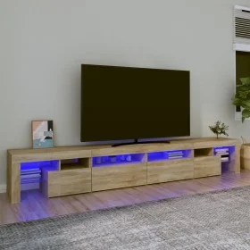 TV-Schrank mit LED-Leuchten Sonoma-Eiche 260x36,5x40 cm von vidaXL, TV-Möbel - Ref: Foro24-3152820, Preis: 187,88 €, Rabatt: %