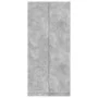 Armario de madera contrachapada gris hormigón 90x52x200 cm de vidaXL, Armarios roperos - Ref: Foro24-800634, Precio: 165,59 €...
