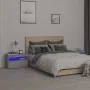 Bedside tables with LED lights 2 pcs sonoma gray 60x35x40 cm by vidaXL, Nightstands - Ref: Foro24-3152829, Price: 74,86 €, Di...