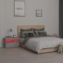 Bedside tables with LED lights 2 pcs sonoma gray 60x35x40 cm by vidaXL, Nightstands - Ref: Foro24-3152829, Price: 78,03 €, Di...