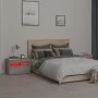 Bedside tables with LED lights 2 pcs sonoma gray 60x35x40 cm by vidaXL, Nightstands - Ref: Foro24-3152829, Price: 74,86 €, Di...