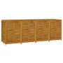 Caja de almacenaje de jardín madera maciza acacia 280x87x104 cm de vidaXL, Cajas de almacenaje para exteriores - Ref: Foro24-...