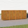 Caja de almacenaje de jardín madera maciza acacia 280x87x104 cm
