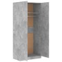 Betongrauer Sperrholzschrank 90x52x200 cm von vidaXL, Kleiderschränke - Ref: Foro24-800634, Preis: 173,82 €, Rabatt: %