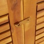 Caja de almacenaje de jardín madera maciza acacia 280x87x104 cm