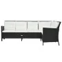 3-piece garden furniture set with black synthetic rattan cushions by vidaXL, Garden sets - Ref: Foro24-48154, Price: 692,89 €...