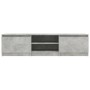 TV-Schrank aus betongrauem Sperrholz, 140 x 40 x 35,5 cm von vidaXL, TV-Möbel - Ref: Foro24-800652, Preis: 80,68 €, Rabatt: %