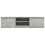TV-Schrank aus betongrauem Sperrholz, 140 x 40 x 35,5 cm von vidaXL, TV-Möbel - Ref: Foro24-800652, Preis: 79,61 €, Rabatt: %
