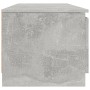TV-Schrank aus betongrauem Sperrholz, 140 x 40 x 35,5 cm von vidaXL, TV-Möbel - Ref: Foro24-800652, Preis: 80,68 €, Rabatt: %
