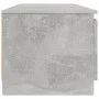 TV-Schrank aus betongrauem Sperrholz, 140 x 40 x 35,5 cm von vidaXL, TV-Möbel - Ref: Foro24-800652, Preis: 79,61 €, Rabatt: %