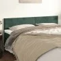 Zwei Kopfteile aus dunkelgrünem Samt, jeweils 90x5x78/88 cm. von vidaXL, Kopf- und Fußteile - Ref: Foro24-345841, Preis: 81,5...