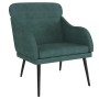 Dunkelgrüner Samtsessel 63x76x80 cm von vidaXL, Sessel - Ref: Foro24-351438, Preis: 93,79 €, Rabatt: %