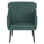 Dunkelgrüner Samtsessel 63x76x80 cm von vidaXL, Sessel - Ref: Foro24-351438, Preis: 98,97 €, Rabatt: %