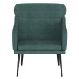 Dunkelgrüner Samtsessel 63x76x80 cm von vidaXL, Sessel - Ref: Foro24-351438, Preis: 93,79 €, Rabatt: %