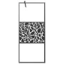 Duschwand mit ESG-Glasablage und schwarzem Aluminium 100x195cm von vidaXL, Duschwände und Duschwände - Ref: Foro24-3185476, P...