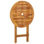 Klappbarer Bistrotisch und Stühle 3-teilig aus massivem Akazienholz von vidaXL, Gartensets - Ref: Foro24-43381, Preis: 154,75...