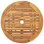 Folding bistro table and chairs 3 pieces solid acacia wood by vidaXL, Garden sets - Ref: Foro24-43381, Price: 152,63 €, Disco...