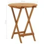 Klappbarer Bistrotisch und Stühle 3-teilig aus massivem Akazienholz von vidaXL, Gartensets - Ref: Foro24-43381, Preis: 155,44...