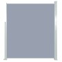 Toldo lateral retráctil 160x500 cm gris de vidaXL, Sombrillas - Ref: Foro24-45464, Precio: 83,41 €, Descuento: %