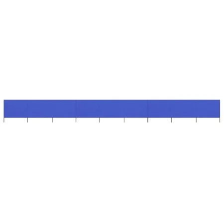 Paravientos de playa de 9 paneles tela azul celeste 1200x80 cm de vidaXL, Sombrillas - Ref: Foro24-47191, Precio: 78,87 €, De...