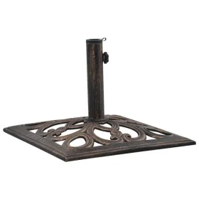 Sonnenschirmständer aus bronzefarbenem Gusseisen, 12 kg, 49 cm von vidaXL, Schirmständer - Ref: Foro24-47868, Preis: 69,72 €,...