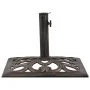 Base de sombrilla de hierro fundido color bronce 12 kg 49 cm de vidaXL, Bases para sombrillas - Ref: Foro24-47868, Precio: 72...