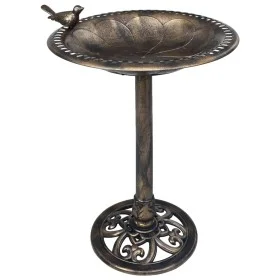 Bronze-colored plastic garden birdbath by vidaXL, Birdbaths - Ref: Foro24-48223, Price: 32,90 €, Discount: %