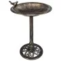 Bebedero para pájaros de jardín plástico color bronce de vidaXL, Pilas para pájaros - Ref: Foro24-48223, Precio: 37,87 €, Des...