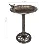 Bebedero para pájaros de jardín plástico color bronce de vidaXL, Pilas para pájaros - Ref: Foro24-48223, Precio: 37,87 €, Des...