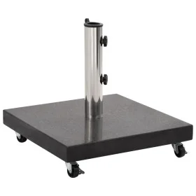 Black square granite parasol base 30 kg by vidaXL, Umbrella bases - Ref: Foro24-48565, Price: 99,83 €, Discount: %
