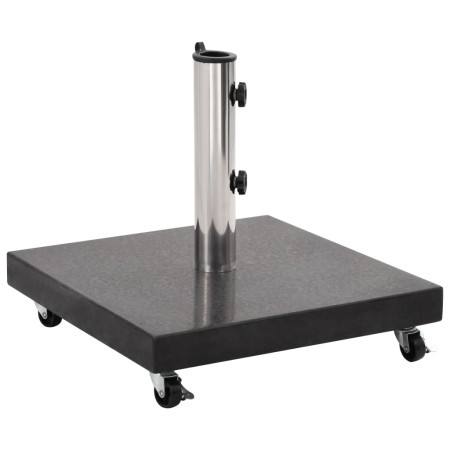 Schwarzer quadratischer Sonnenschirmständer aus Granit, 30 kg von vidaXL, Schirmständer - Ref: Foro24-48565, Preis: 94,72 €, ...