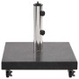 Schwarzer quadratischer Sonnenschirmständer aus Granit, 30 kg von vidaXL, Schirmständer - Ref: Foro24-48565, Preis: 94,72 €, ...