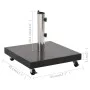 Black square granite parasol base 30 kg by vidaXL, Umbrella bases - Ref: Foro24-48565, Price: 99,83 €, Discount: %