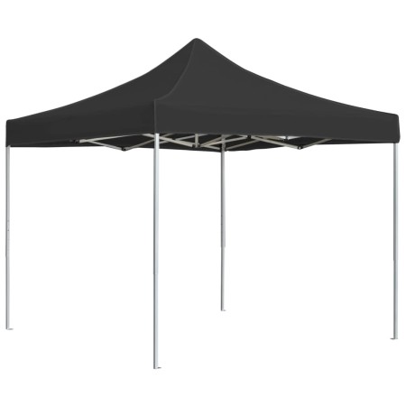 Carpa plegable profesional de aluminio gris antracita 2x2 m