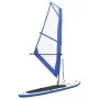 Inflatable paddle surf board with blue and white sail by vidaXL, Paddleboards - Ref: Foro24-92210, Price: 606,16 €, Discount: %