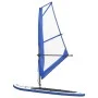Inflatable paddle surf board with blue and white sail by vidaXL, Paddleboards - Ref: Foro24-92210, Price: 606,16 €, Discount: %