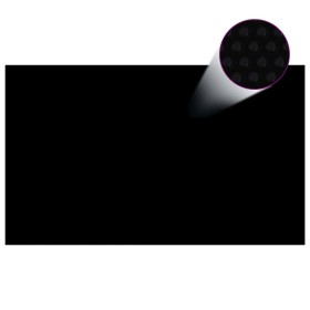 Cubierta de piscina rectangular PE negro 500x300 cm de vidaXL, Cubiertas para piscina - Ref: Foro24-92963, Precio: 57,03 €, D...