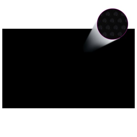 Cubierta de piscina rectangular PE negro 500x300 cm de vidaXL, Cubiertas para piscina - Ref: Foro24-92963, Precio: 56,99 €, D...