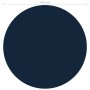 Cubierta solar de piscina de PE flotante negro y azul 455 cm de vidaXL, Cubiertas para piscina - Ref: Foro24-92977, Precio: 6...