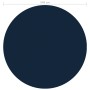Cubierta solar de piscina de PE flotante negro y azul 549 cm de vidaXL, Cubiertas para piscina - Ref: Foro24-92980, Precio: 1...