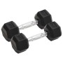 Dumbbells 2 units cast iron 8 kg by vidaXL, free weight - Ref: Foro24-93600, Price: 44,53 €, Discount: %