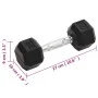 Hanteln 2 Einheiten Gusseisen 8 kg von vidaXL, freies Gewicht - Ref: Foro24-93600, Preis: 44,53 €, Rabatt: %