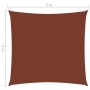 Terracotta Oxford fabric square sail awning 5x5 m by vidaXL, Umbrellas - Ref: Foro24-135361, Price: 73,62 €, Discount: %